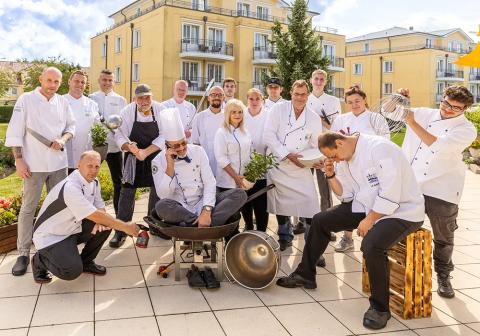 K&uuml;chenteam im Hotel Zur Post