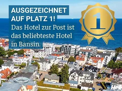 99 % unserer Gäste empfehlen uns weiter. Platz 1 unter 545 Hotels in Bansin 